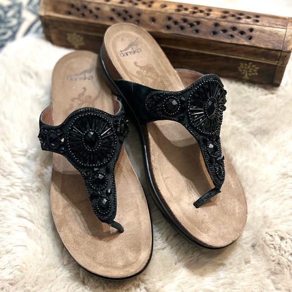 Dansko Pamela Jewelled Sandal Thong 9.5-10 - Picture 2 of 14